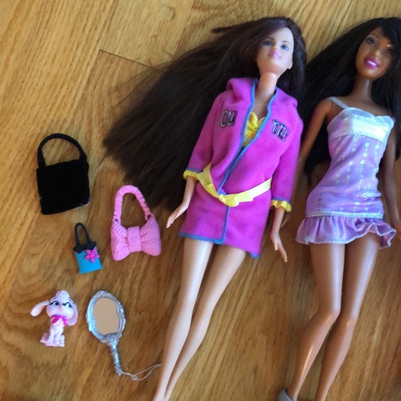 Set of 16 Barbies plus Wardrobe & Accessories - Picture 14 of 15